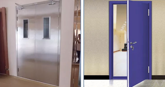 Buy 24 Inch 30 Inch Internal Fireproof Steel Door 2 Hour Fire Rated Steel Door 32x80 36x80 online manufacture